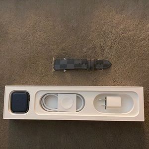 Apple Watch Series 4 with designer watch band